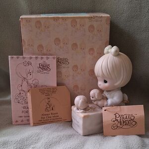 Precious Moments Figurine with Puppies